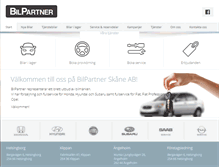 Tablet Screenshot of bilpartner.se